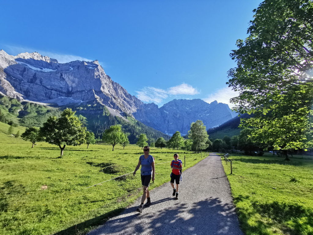 Österreich Sehenswürdigkeiten zum Wandern: Das Karwendel und der Ahornboden