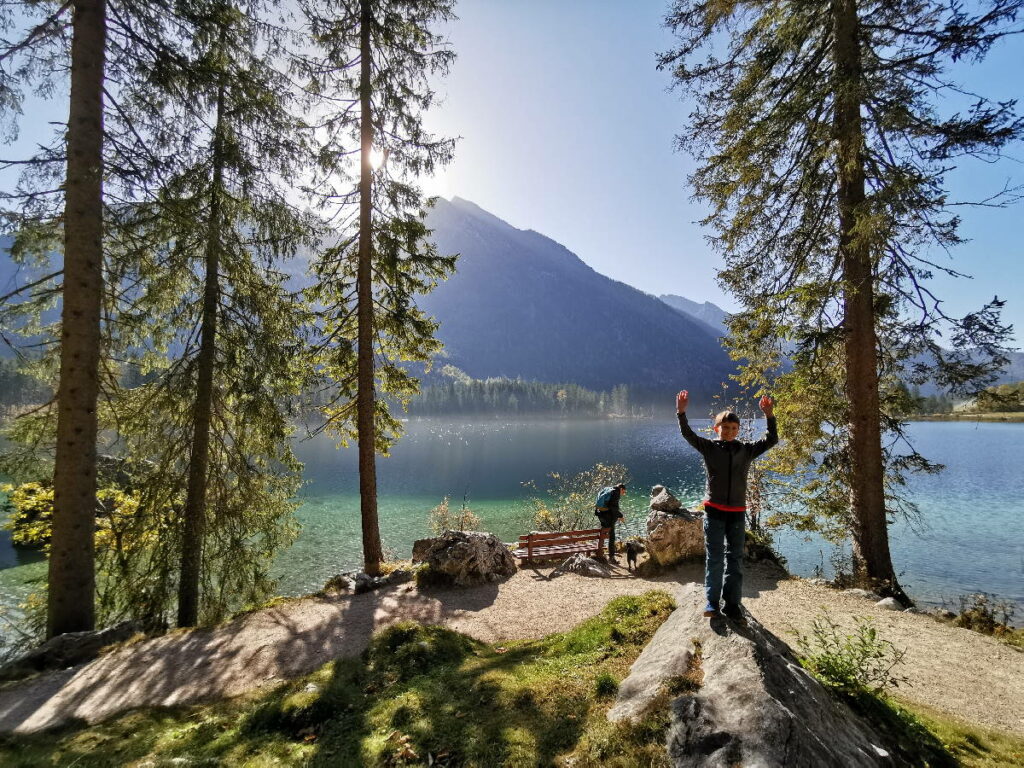 Natur Sehenswürdigkeiten Deutschland - der Hintersee in Ramsau