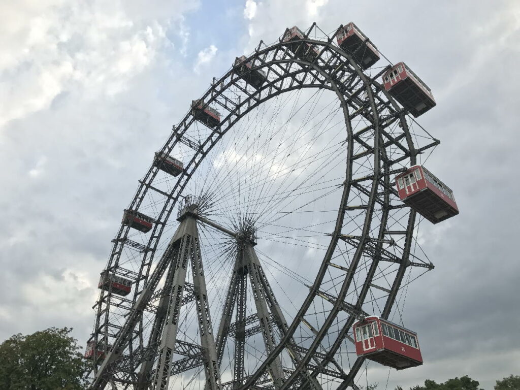 Sehenswürdigkeiten Österreich - das Riesenrad auf derm Prater in Wien