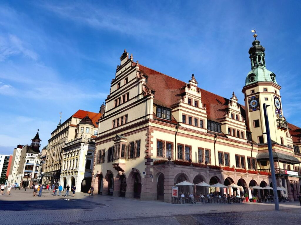 Das Alte Rathaus in der Altstadt Leipzig