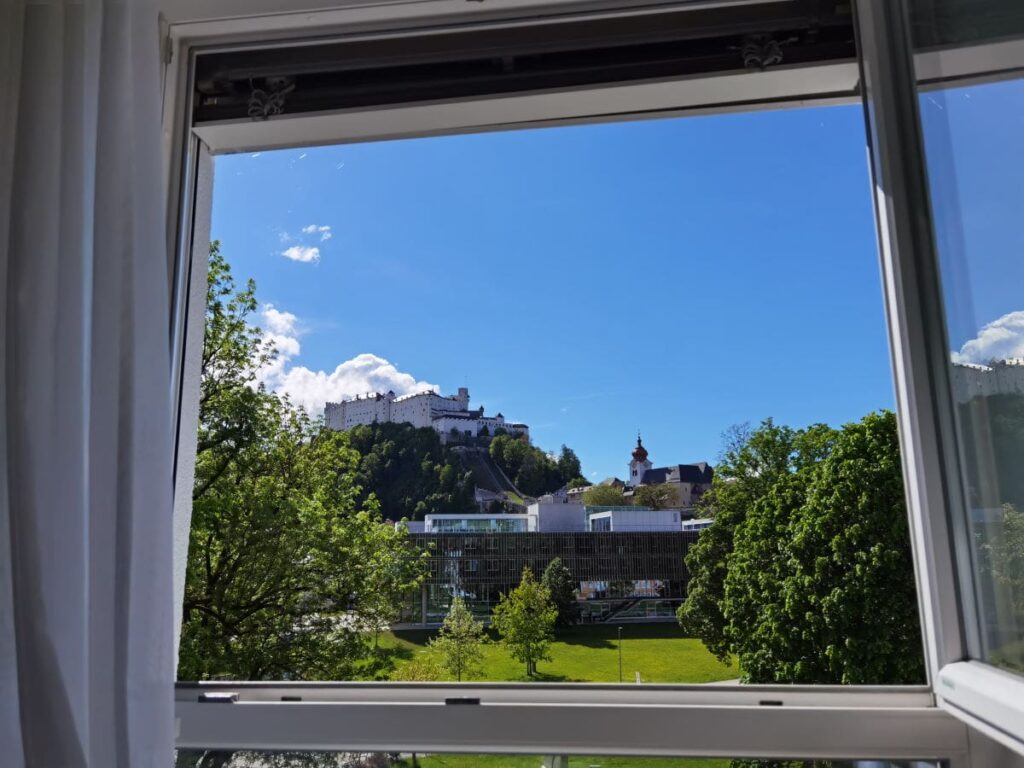 Preiswertes Salzburg Hotel mit Blick auf die Festung - besser geht es nicht!