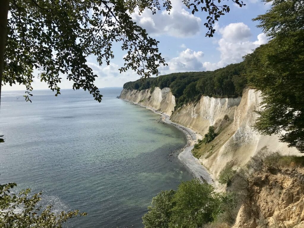 Bekannte Deutschland Sehenswürdigkeiten - die Kreidefelsen Rügen