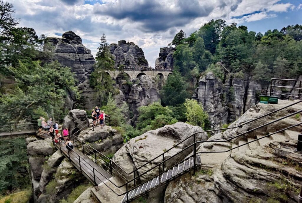 Natursehenswürdigkeiten Deutschland - das Elbsandsteingebirge rund um die Basteibrücke