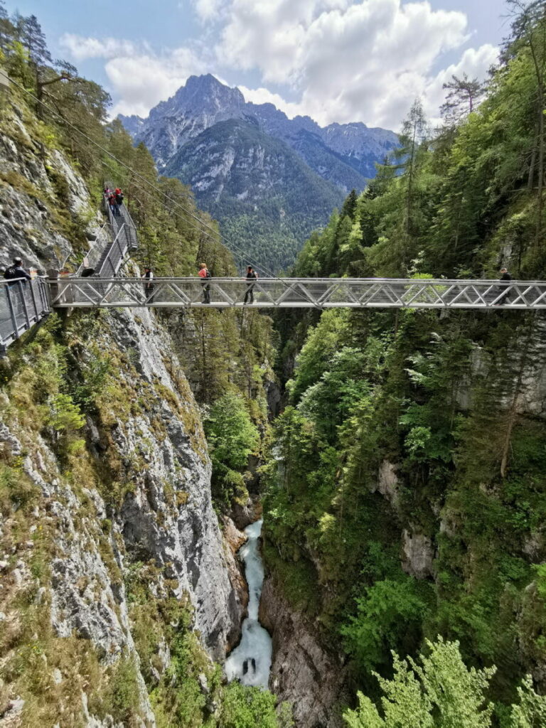 Natursehenswürdigkeiten Deutschland - die Leutaschklamm