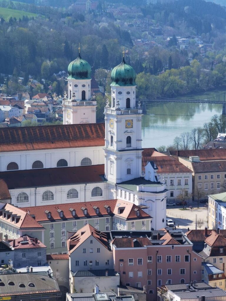 Schönste Städte Deutschland - die Altstadt von Passau zwischen Inn und Donau
