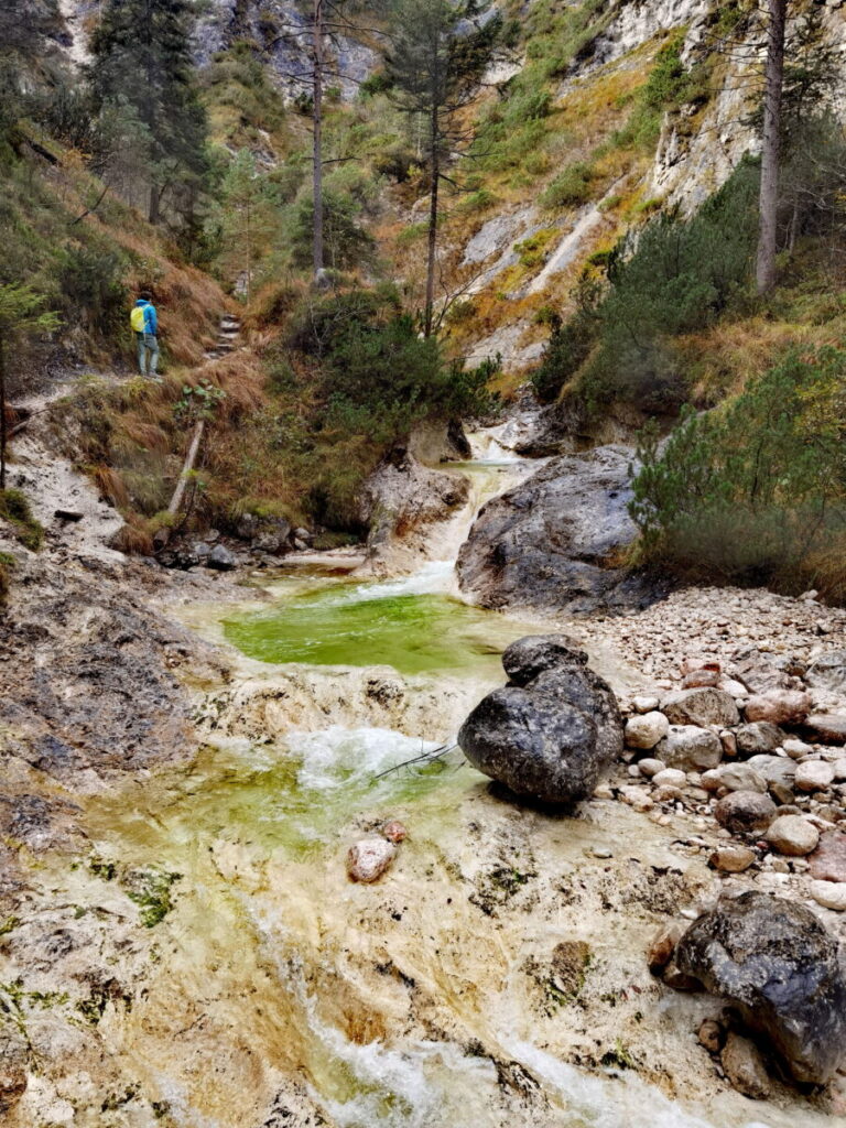 Geheimnisvolle Bayern Sehenswürdigkeiten - die Aschauer Klamm in den Chiemgauer Alpen