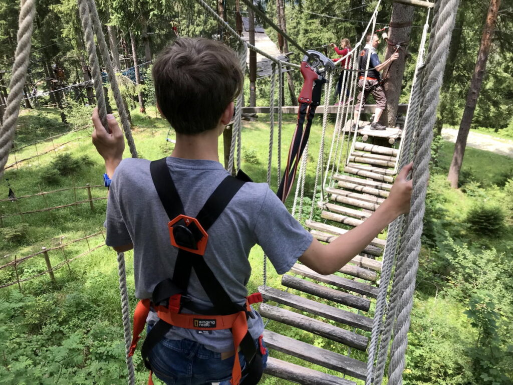 Garmisch-Partenkirchen Sehenswürdigkeiten für Teenager: Der Kletterwald