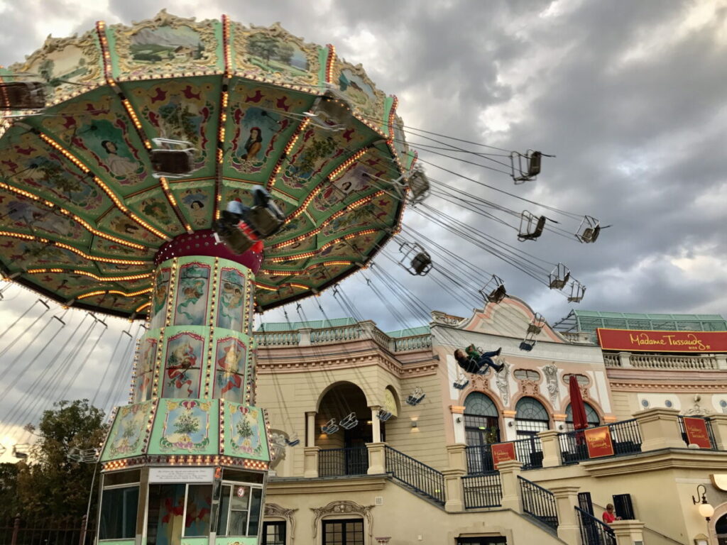 Der Prater mit den Fahrgeschäften ist eine der meistbesuchten Wien Sehenswürdigkeiten