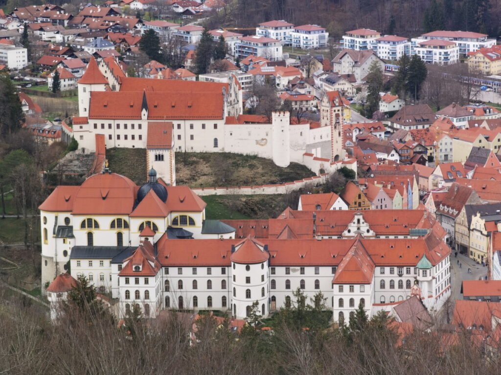 Unser Füssen Geheimtipp für den besten Blick auf die Altstadt: Der Kalvarienberg