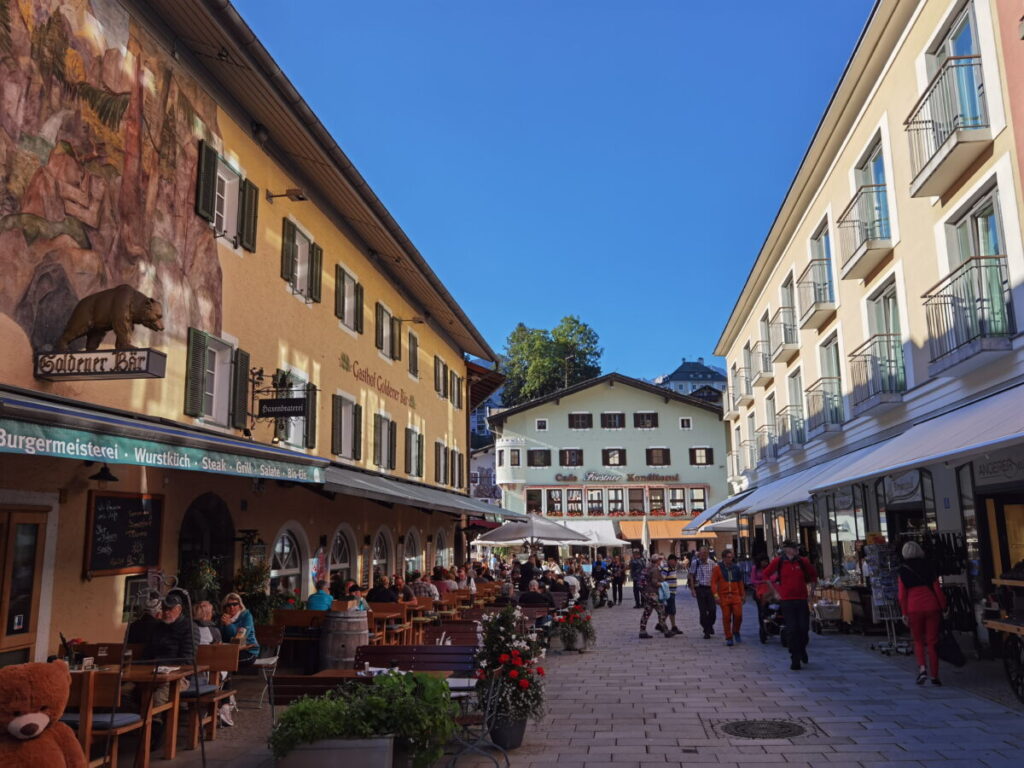 Die Fußgängerzone ist eine der Berchtesgaden Sehenswürdigkeiten