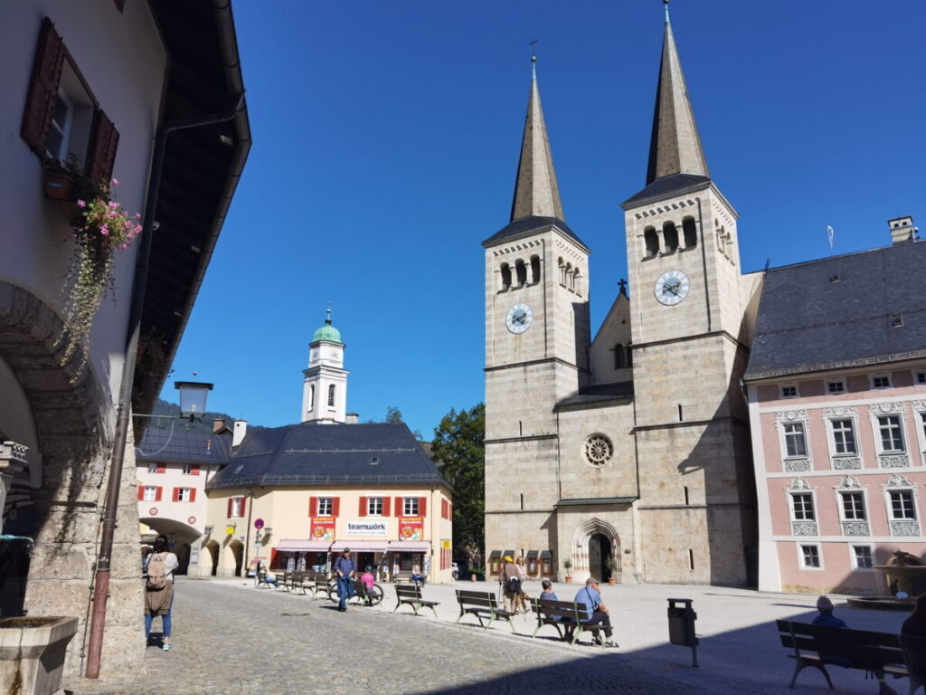 Berchtesgaden Sehenswürdigkeiten - das Königliche Schloß in der Altstadt