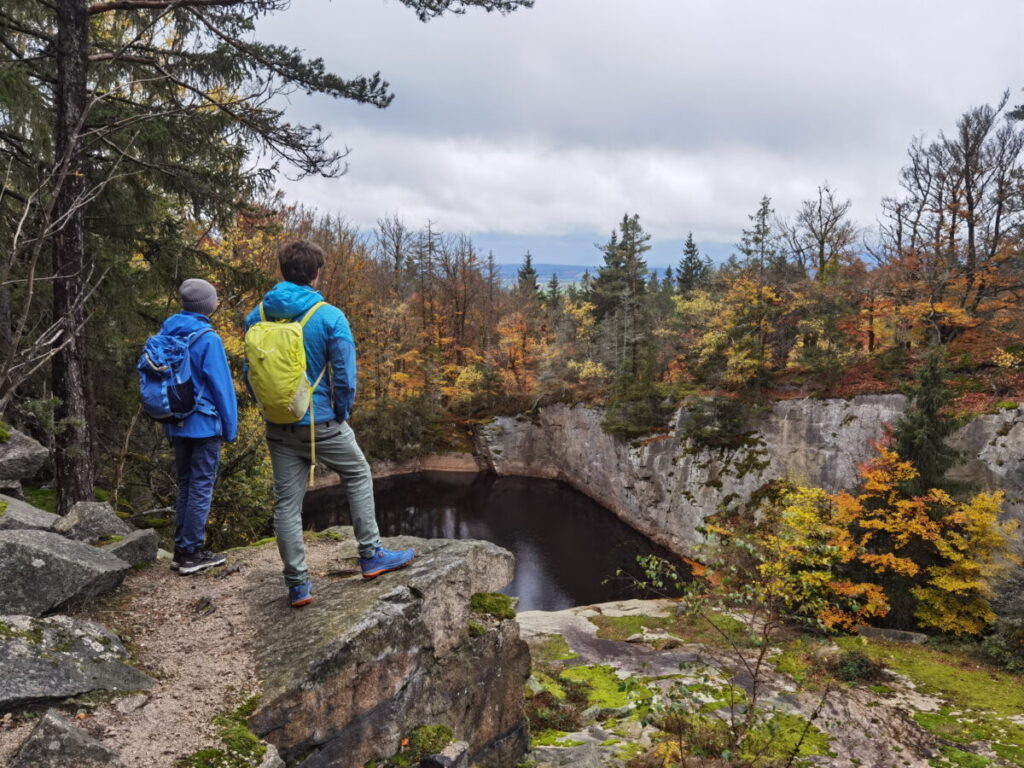 Fichtelgebirge Sehenswürdigkeiten am Epprechtstein - die alten Steinbrüche