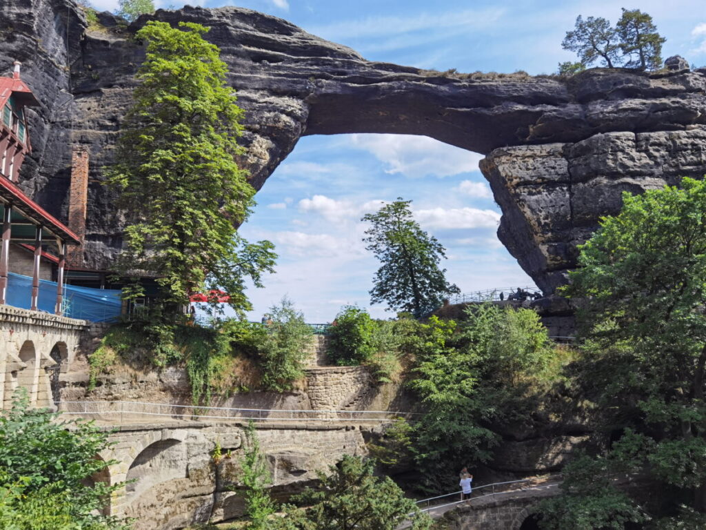 Sehenswürdigkeiten Tschechien - Das Prebischtor ist die größte Felsenbrücke in Europa
