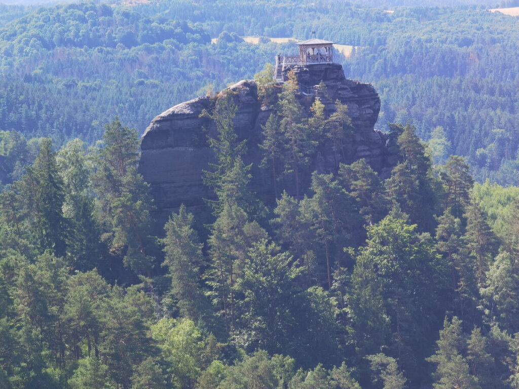 Böhmische Schweiz Sehenswürdigkeiten - der Marienfels