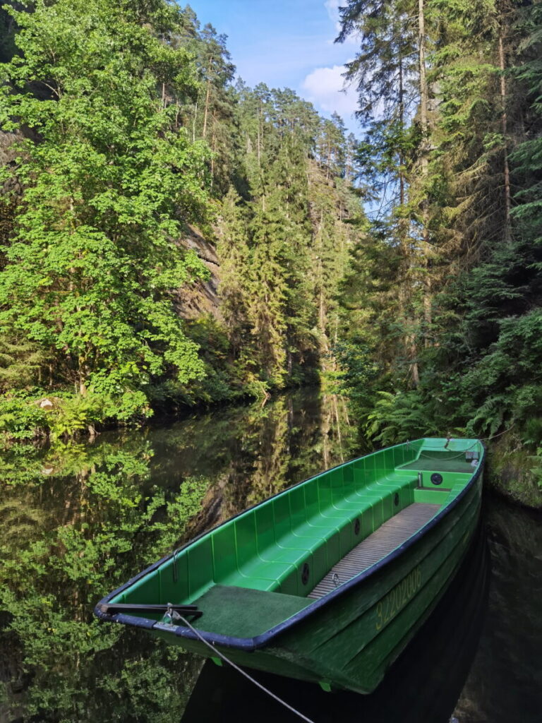 Böhmische Schweiz Sehenswürdigkeiten - die Kamnitzklamm