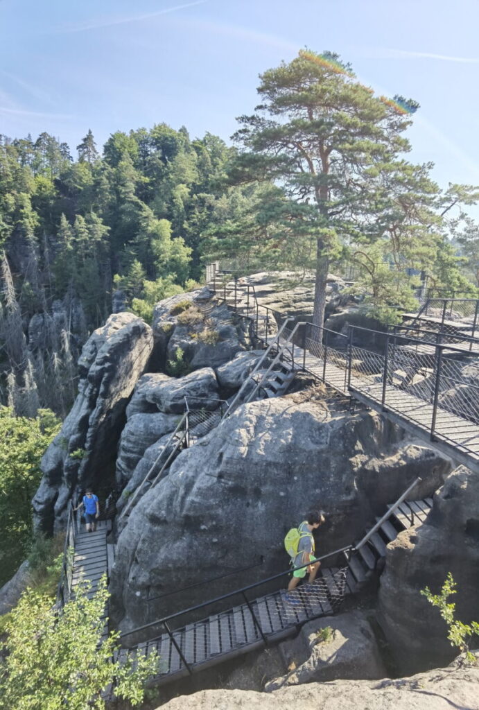 Böhmische Schweiz Sehenswürdigkeiten - die Felsenburg Schauenstein