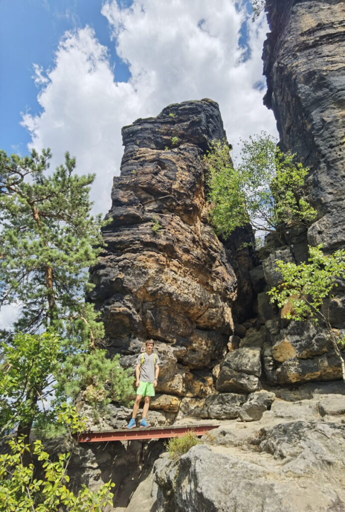 Böhmische Schweiz Sehenswürdigkeiten - der Rudolfstein